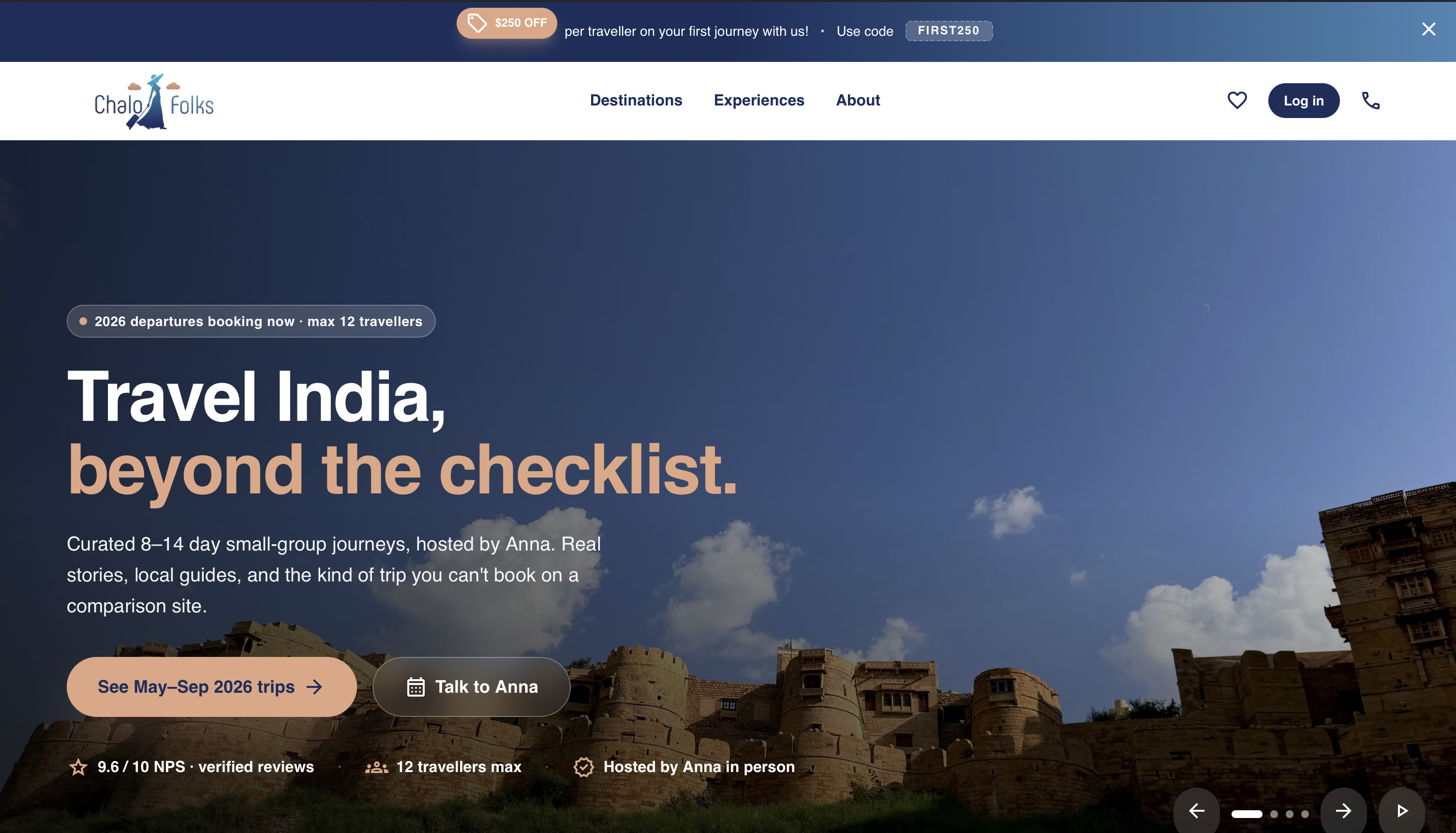 Chalo Folks live product screenshot